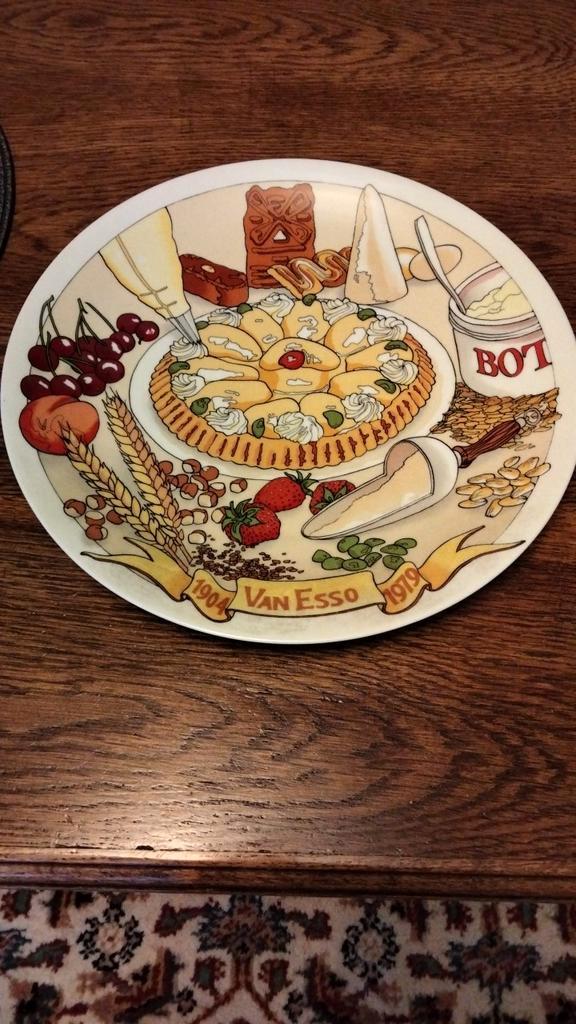 Vintage Van Esso bord, Verzamelen, Merken en Reclamevoorwerpen, Gebruikt, Reclamebord, Ophalen of Verzenden