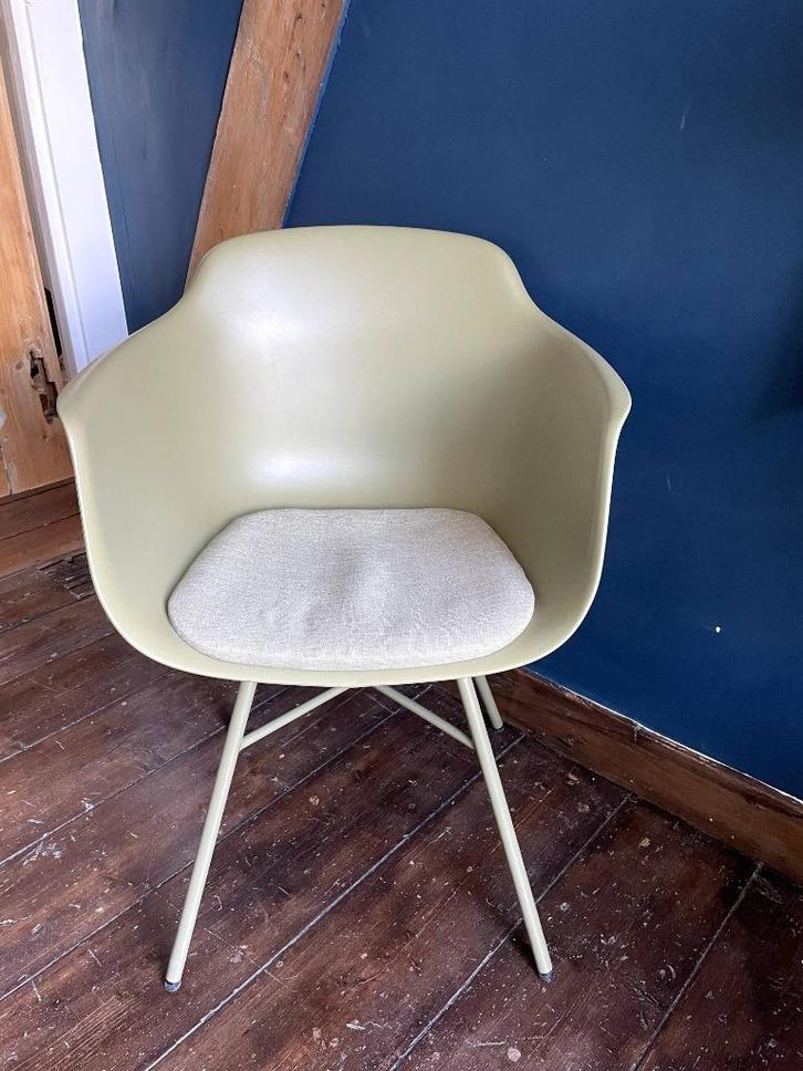 2 kuipstoelen, Huis en Inrichting, Stoelen, Zo goed als nieuw, Twee, Metaal, Stof, Overige kleuren, Ophalen