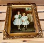 Roe Bros antiek schilderij – meisjes in witte jurken met pap, Ophalen