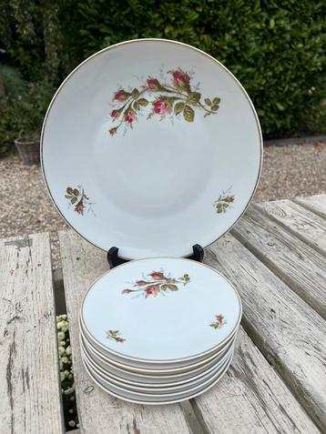 Rosenthal Classic Rose taartset (8 st) beschikbaar voor biedingen