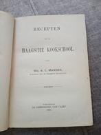 "Recepten van de Haagsche Kookschool" door Mej. A. C. Manden, Antiek en Kunst, Antiek | Boeken en Bijbels, Ophalen of Verzenden