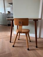 Vintage schooltafeltje + stoeltje, Ophalen, Gebruikt, Tafel(s) en Stoel(en)