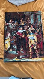 Borduurwerk Nachtwacht, Antiek en Kunst, Kunst | Schilderijen | Klassiek, Ophalen
