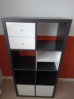 Ikea Kallax kast met toebehoren, Huis en Inrichting, Met deur(en), 100 tot 150 cm, Zo goed als nieuw, Modern