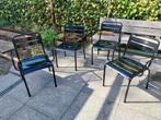 Emu Star stalen tuinstoelen Italiaans design, Ophalen, Gebruikt, Metaal, Stapelbaar