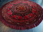 vintage rond kleed wol, Rond, Ophalen of Verzenden, Zo goed als nieuw, Rood
