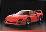 FERRARI F40 brochure, Boeken, Auto's | Folders en Tijdschriften, Verzenden, Zo goed als nieuw, Ferrari