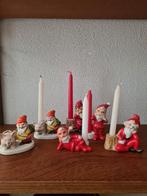 Vintage kerst tomtes kabouters, kandelaars, zweeds, duits, Diversen, Ophalen of Verzenden, Gebruikt