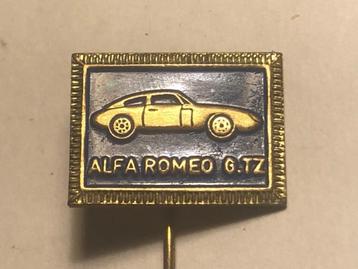 Metalen ALFA ROMEO G.TZ AUTOMODEL Speld (Blauw/Messingkl.). beschikbaar voor biedingen