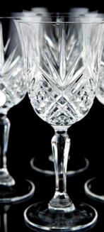 Kristal glasservies 4x6 glazen Cristal D'Arques Masquerade, Antiek en Kunst, Antiek | Glas en Kristal, Ophalen of Verzenden