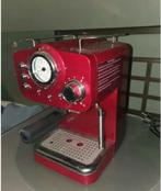 CREATE Thera Retro Gloss Express Koffiemachine - Rood, Witgoed en Apparatuur, Koffiezetapparaten, Gemalen koffie, Ophalen, Stoompijpje