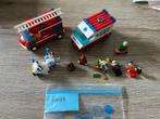 Lego city collectie met o.a. een brandweerkazerne, Ophalen of Verzenden, Zo goed als nieuw, Complete set, Lego