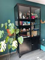 Old Basics Ilya Noir Grand Apothekerskast, Ophalen, Met deur(en), 100 tot 150 cm, 200 cm of meer
