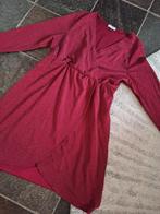 True spirit XL bordeauxrode feestjurk wijnrood ruby glitter, Kleding | Dames, Jurken, Ophalen, Maat 46/48 (XL) of groter, Zo goed als nieuw