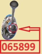 065899 Losse drukknop voor #CH2800 + #CH2850. € 6,95, Ophalen of Verzenden, Nieuw, Overige typen