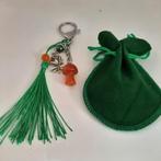 Tas of Sleutel hanger met edelsteen paddenstoel en roos, Ophalen, Nieuw