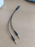 AUX kabel voor microfoon en geluid, Ophalen of Verzenden, Zo goed als nieuw, Minder dan 2 meter, Overige kabels