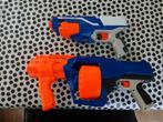 Setje van 2 nerfs te koop, Kinderen en Baby's, Ophalen of Verzenden, Zo goed als nieuw