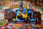 Alex L- Formule 1- Alonso- Handgeschilderd;100%)-Uniek, Antiek en Kunst, Ophalen of Verzenden