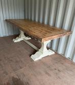 Mooie Robuuste kloostertafel, 200 cm of meer, Zo goed als nieuw, Vijf personen of meer, Rechthoekig