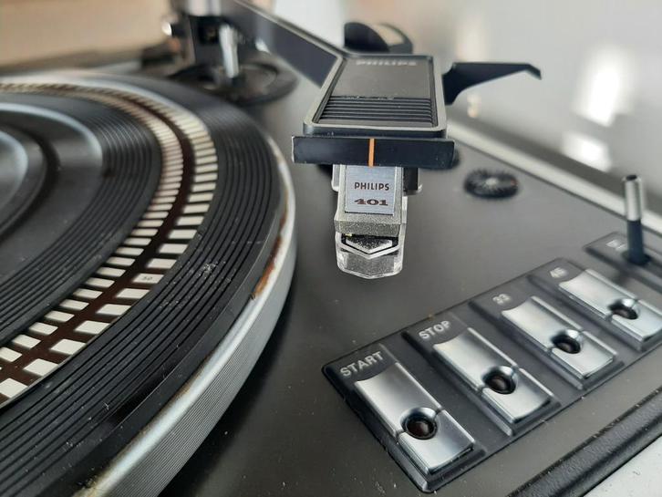 Philips 22GA222 platenspeler 1/2autom topmodel 1976/opknappe, Audio, Tv en Foto, Platenspelers, Gebruikt, Philips, Automatisch