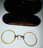 Prachtige Knijpbril met Brillenkoker izgst, Ophalen of Verzenden, Brillen