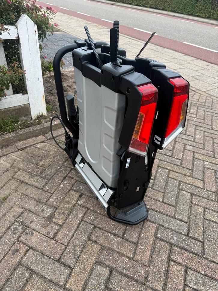 Thule XT2 (933) Fietsendrager, Auto diversen, Fietsendragers, Gebruikt, Trekhaakdrager, 2 fietsen, Brede banden, Ophalen of Verzenden