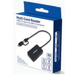 Crad reader Integral USB 3.2 met USB C en USB A aansluiting, Ophalen of Verzenden, Nieuw, Fotocamera