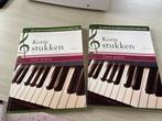 pianoboeken korte stukken deel 1 en 2, Klassiek, Les of Cursus, Nieuw, Ophalen of Verzenden