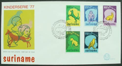 Rep. Suriname FDC E-018-A - Kinderpostzegels, Postzegels en Munten, Postzegels | Eerstedagenveloppen, Onbeschreven, Rest van de wereld