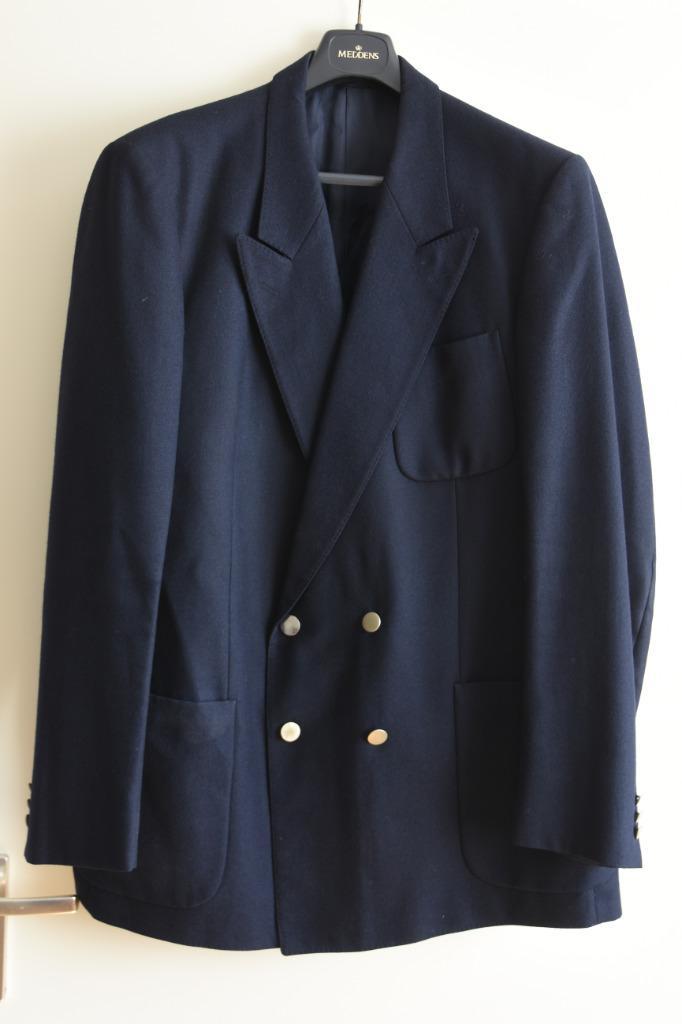 Dressler Meddens zuiver scheerwol donkerblauw colbert mt 57, Kleding | Heren, Kostuums en Colberts, Gedragen, Maat 56/58 (XL)