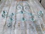 Brocante 8 armige tafelkandelaar / Kaarsenkandelaar, Gebruikt, Ophalen of Verzenden, Metaal, Kandelaar