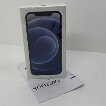 iPhone 12 128GB Zwart | Nieuw uit seal | Met originele bon | beschikbaar voor biedingen