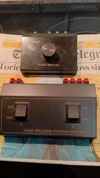 Audio switch en speaker connector, Audio, Tv en Foto, Luidsprekers, Ophalen of Verzenden, Minder dan 60 watt, Overige typen, Overige merken