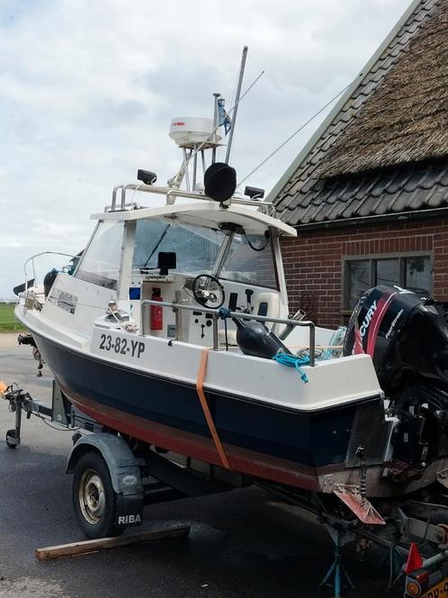 Visboot Alize 530, zeewaardig. Incl trailer., Watersport en Boten, Vis- en Consoleboten, Gebruikt, 50 tot 70 pk, 3 tot 6 meter