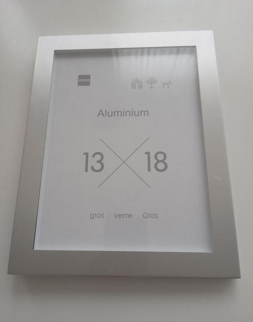 Hema aluminium fotolijst, Audio, Tv en Foto, Fotografie | Fotolijsten, Zo goed als nieuw, Verzenden