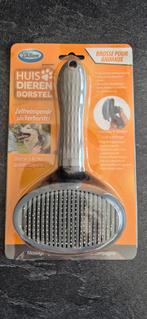 Zelfreinigende slicker borstel, Dieren en Toebehoren, Ophalen of Verzenden, Zo goed als nieuw