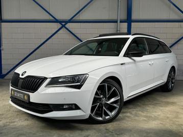 Skoda Superb Combi 2.0 TSI Sportline 220PK Pano|Camera|Trekh beschikbaar voor biedingen