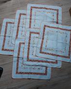 Vintage servetten 6 stuks, Ophalen of Verzenden, Huis en Inrichting