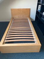 licht eiken Ikea Malm bed. Afleveren mogelijk, Gebruikt, 90 cm, Eenpersoons, Bruin