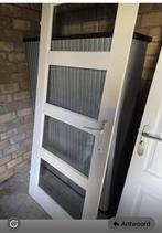 Opdekdeur met glas 84x199, Doe-het-zelf en Verbouw, Deuren en Horren, Binnendeur, Ophalen of Verzenden, 200 tot 215 cm, Glas