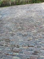 80m2 oude Waaltjes straatsteen 20x5cm genuanceerd., Ophalen