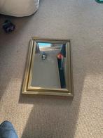 Oude gouden spiegel, Huis en Inrichting, Woonaccessoires | Spiegels, Minder dan 50 cm, Gebruikt, Ophalen of Verzenden, Minder dan 100 cm