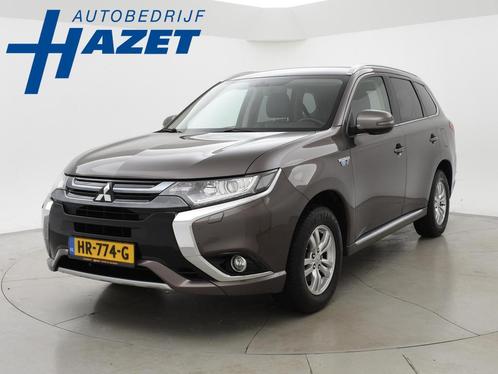 Mitsubishi Outlander 2.0 PHEV AWD *GRANITE BROWN* | TREKHAAK, Auto's, Mitsubishi, Bedrijf, Te koop, Outlander, 4x4, ABS, Achteruitrijcamera