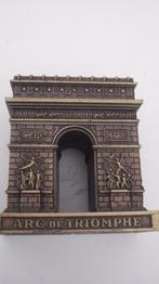 Brons beeldje Arc de Triomphe Parijs, Antiek en Kunst, Ophalen of Verzenden, Brons