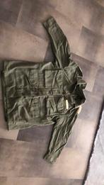 Zara groene jasje en Ivivi spijkerblouse M/L, Ophalen of Verzenden, Zo goed als nieuw, Groen