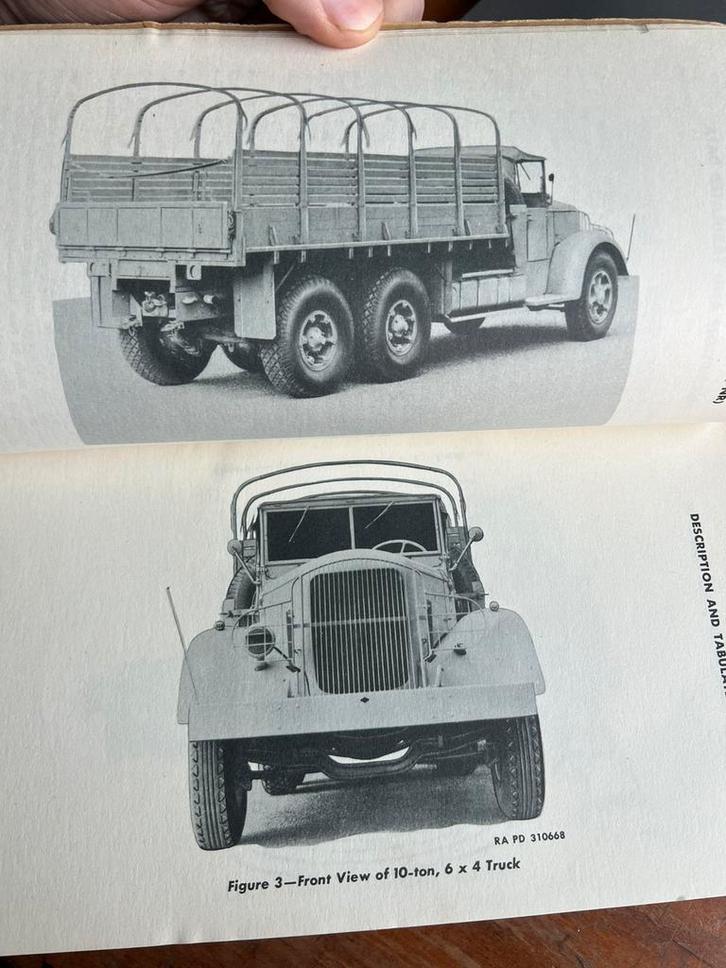 WO2 Amerikaans (Brits) voorschrift 10 ton 6x4 Mack NR Truck, Verzamelen, Militaria | Tweede Wereldoorlog, Boek of Tijdschrift