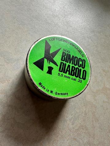 Bimoco Diabolo Luchtbuks Kogeltjes .22 - Vintage beschikbaar voor biedingen