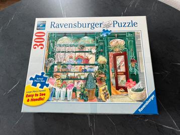 Ravensburger puzzel 300 grotere stukjes XL bloemenwinkel beschikbaar voor biedingen