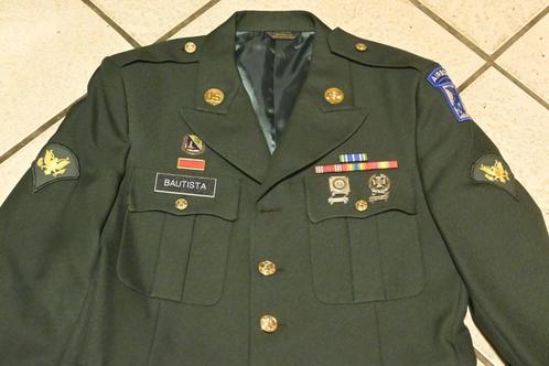 US army service dress compleet met emblemen airborne amerika, Verzamelen, Militaria | Algemeen, Landmacht, Kleding of Schoenen